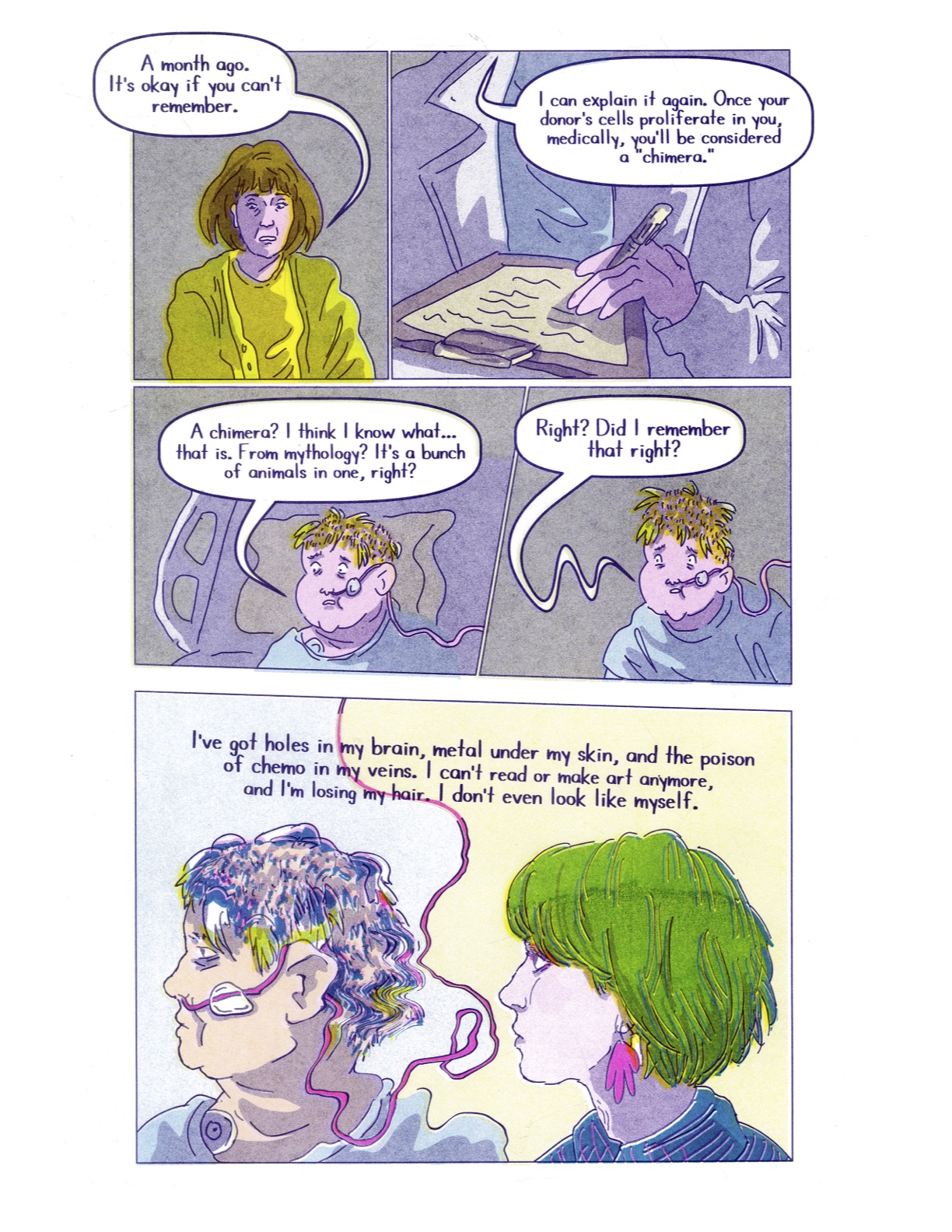 content warning: illness, hospitalization, derealization, memory loss